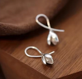 925 Sterling Silver Flower Stud Earrings
