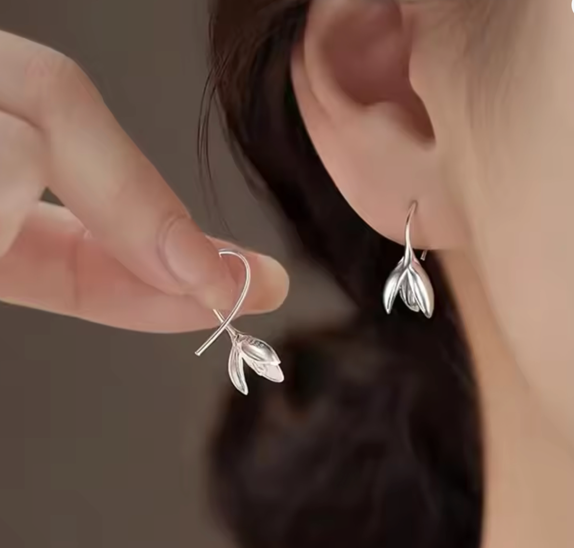 925 Sterling Silver Flower Stud Earrings